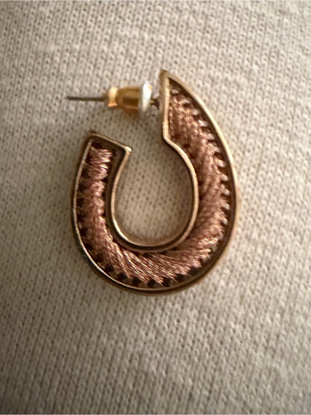 Mignonne Gavigan Rose Gold  Fiona Threaded Earrings